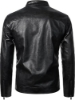 Picture of Heritage Leather Moto Racer Jacket in Black