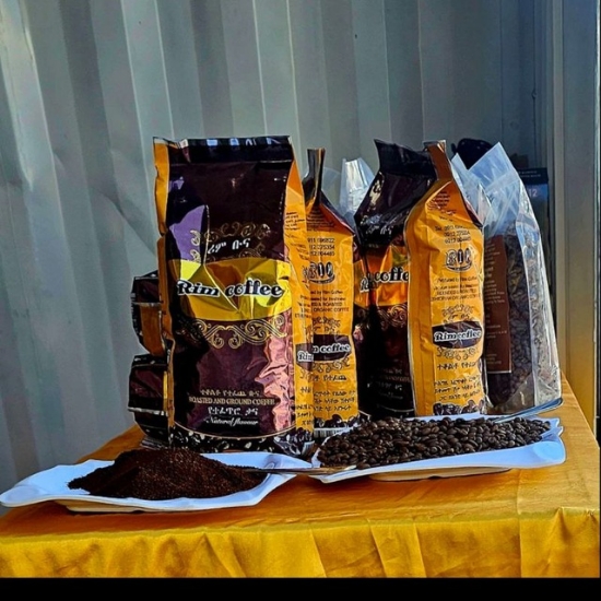 Picture of roasted and ground coffee